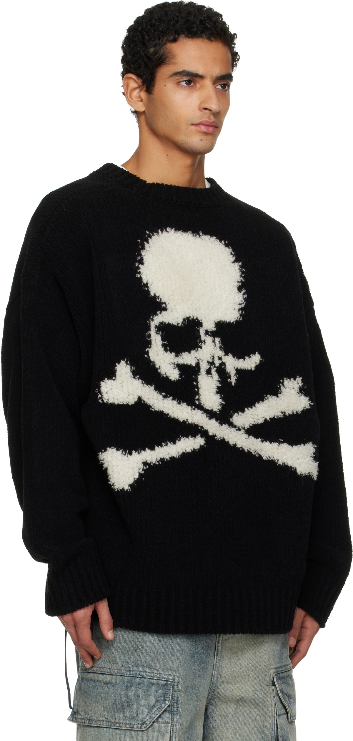 mastermind JAPAN Black Cashmere Sweater