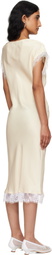 Collina Strada Beige Waterlily Midi Dress