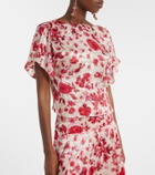 Isabel Marant Hervane floral jacquard top