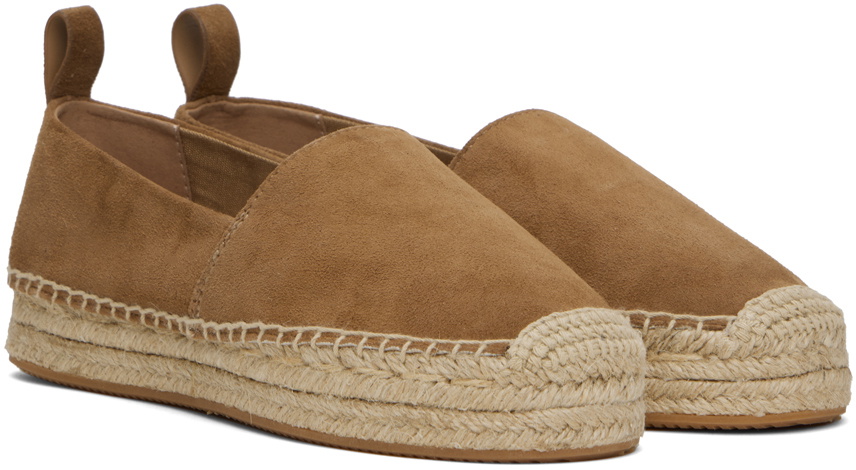 BOSS Brown Embossed Espadrilles