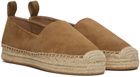 BOSS Brown Embossed Espadrilles