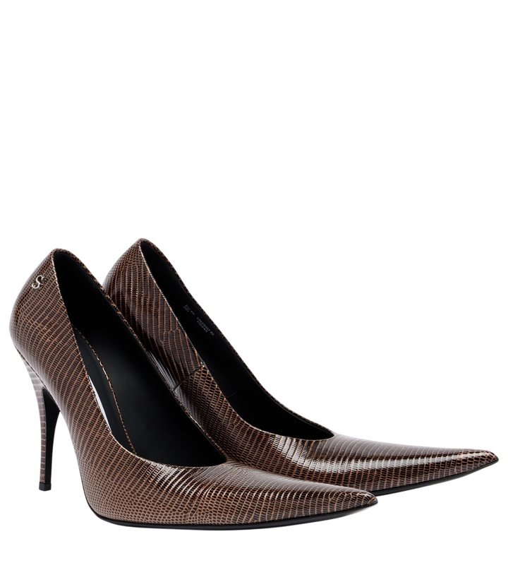 Photo: Acne Studios Bonnie embossed leather pumps