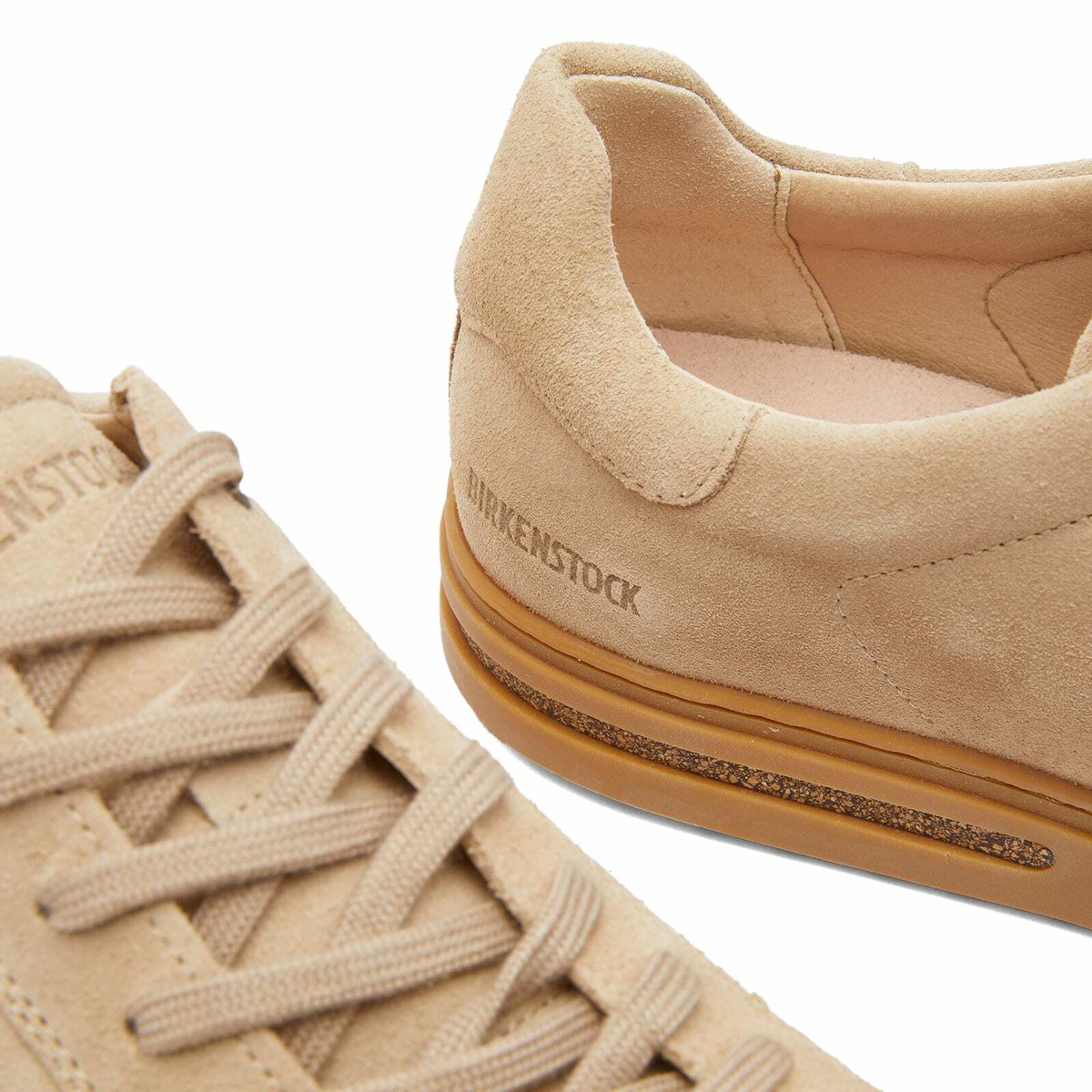 Birkenstock Men's Bend Low Sneakers in Sandcastle Suede