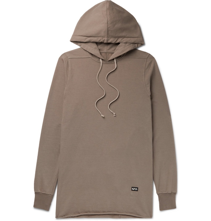 Photo: DRKSHDW BY RICK OWENS - Cotton-Jersey Hoodie - Gray