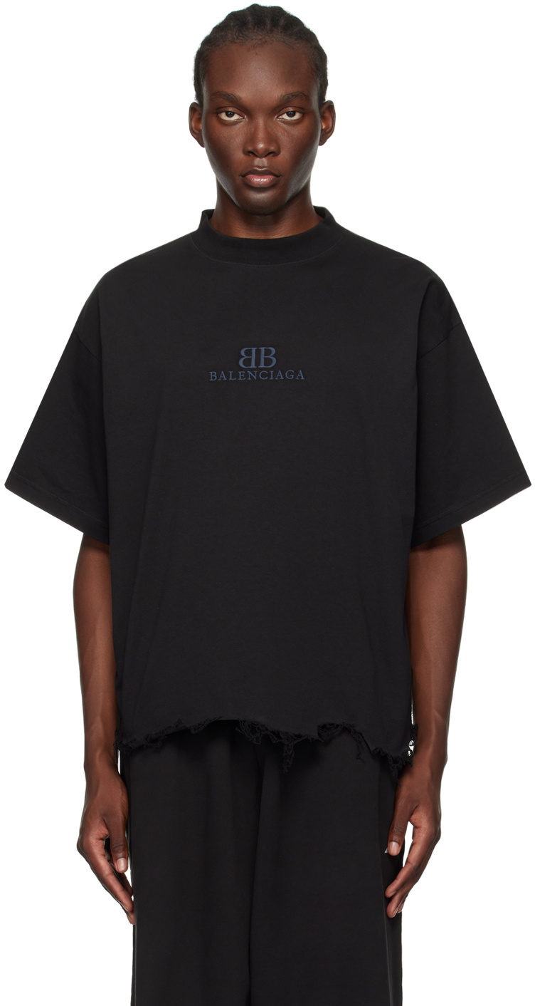 Balenciaga Black BB Classic T-Shirt Balenciaga