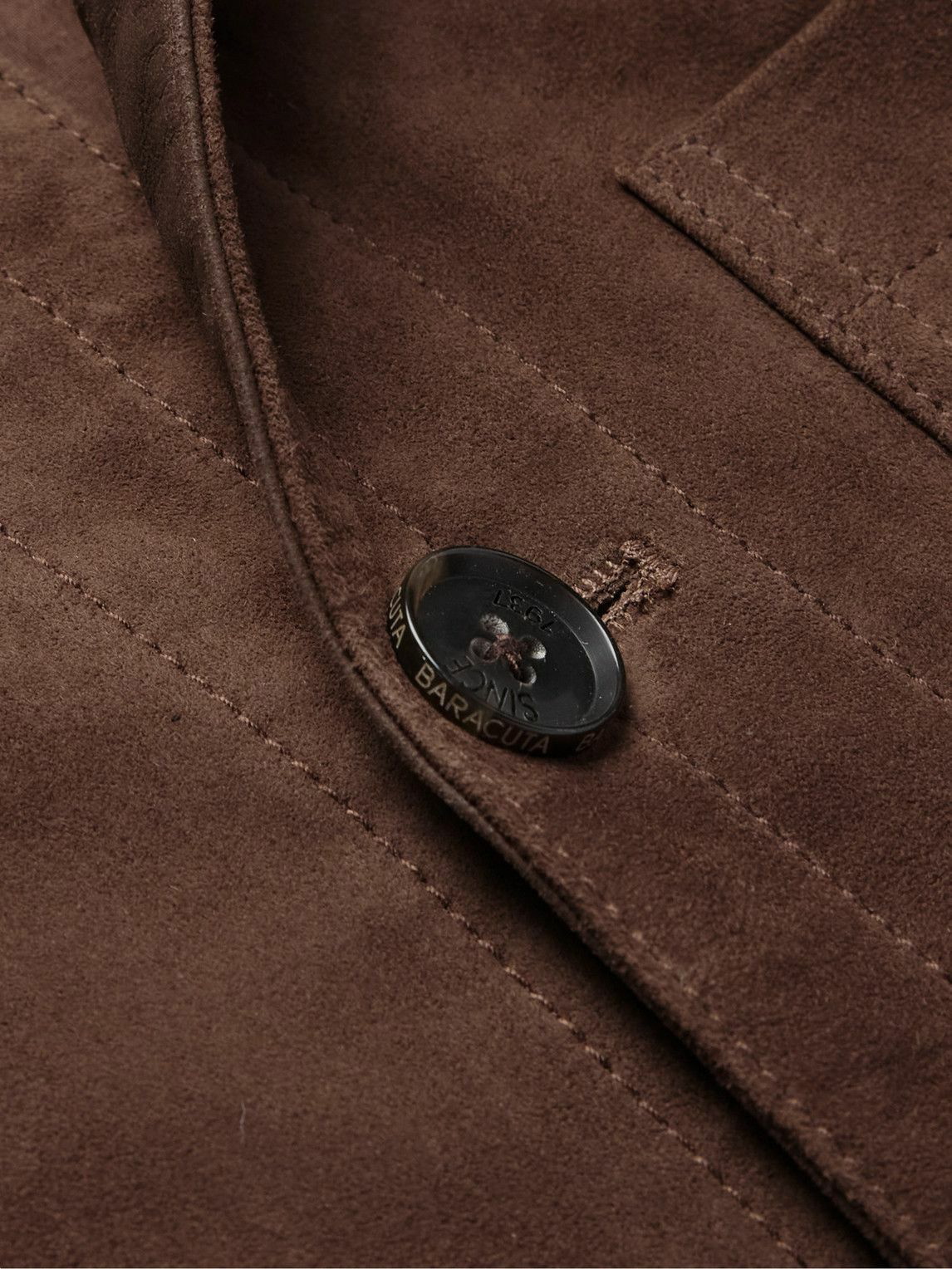 Baracuta - Suede Shirt Jacket - Brown Baracuta