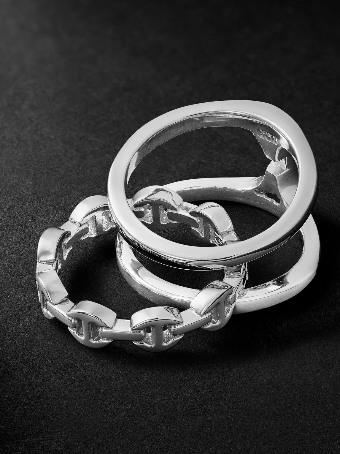 HOORSENBUHS - Phantom Clique Sterling Silver Ring - Silver