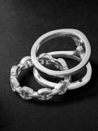 HOORSENBUHS - Phantom Clique Sterling Silver Ring - Silver