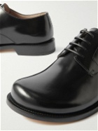 LOEWE - Terra Glossed-Leather Derby Shoes - Black