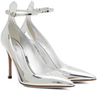 Valentino Garavani Silver Tan-Go 100 Heels