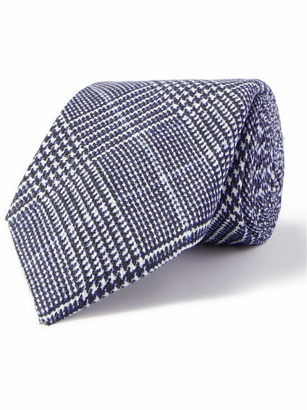 Photo: Brunello Cucinelli - 8cm Linen and Silk-Blend Jacquard Tie
