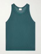 Aimé Leon Dore - Open-Knit Cotton Tank Top - Green