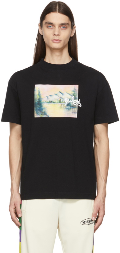 Photo: Palm Angels Black Mountain Panorama T-Shirt