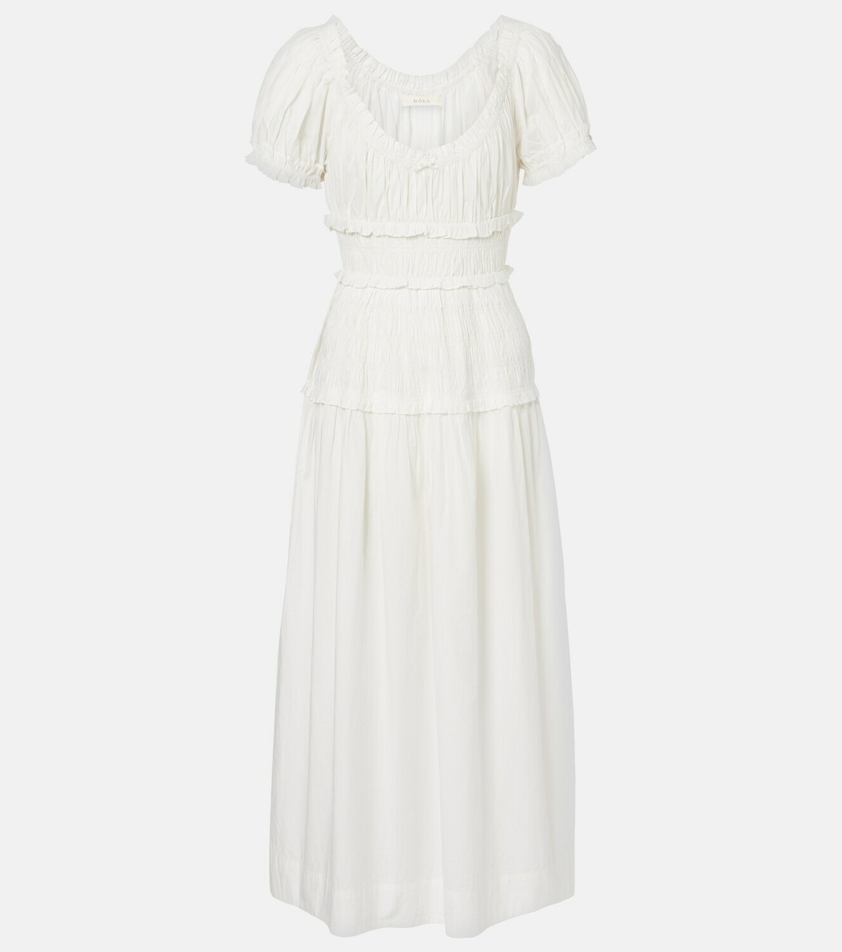 Dôen Leanne cotton poplin midi dress