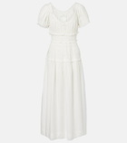 Dôen Leanne cotton poplin midi dress