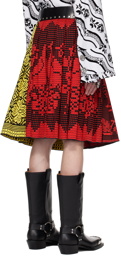 Chopova Lowena Red & Yellow Ixora Skirt