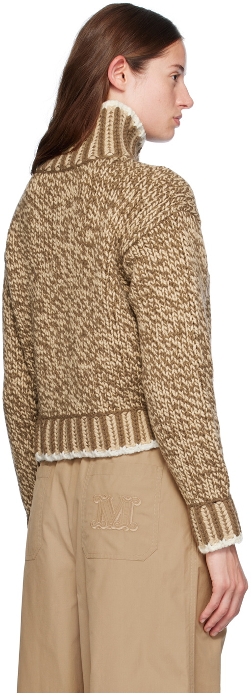 Moncler Beige Wool Turtleneck