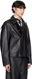 Bottega Veneta Black Natural Calf Leather Jacket