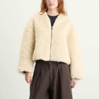 Girls of Dust Women's Shetland Fleece Jacket in Ecru