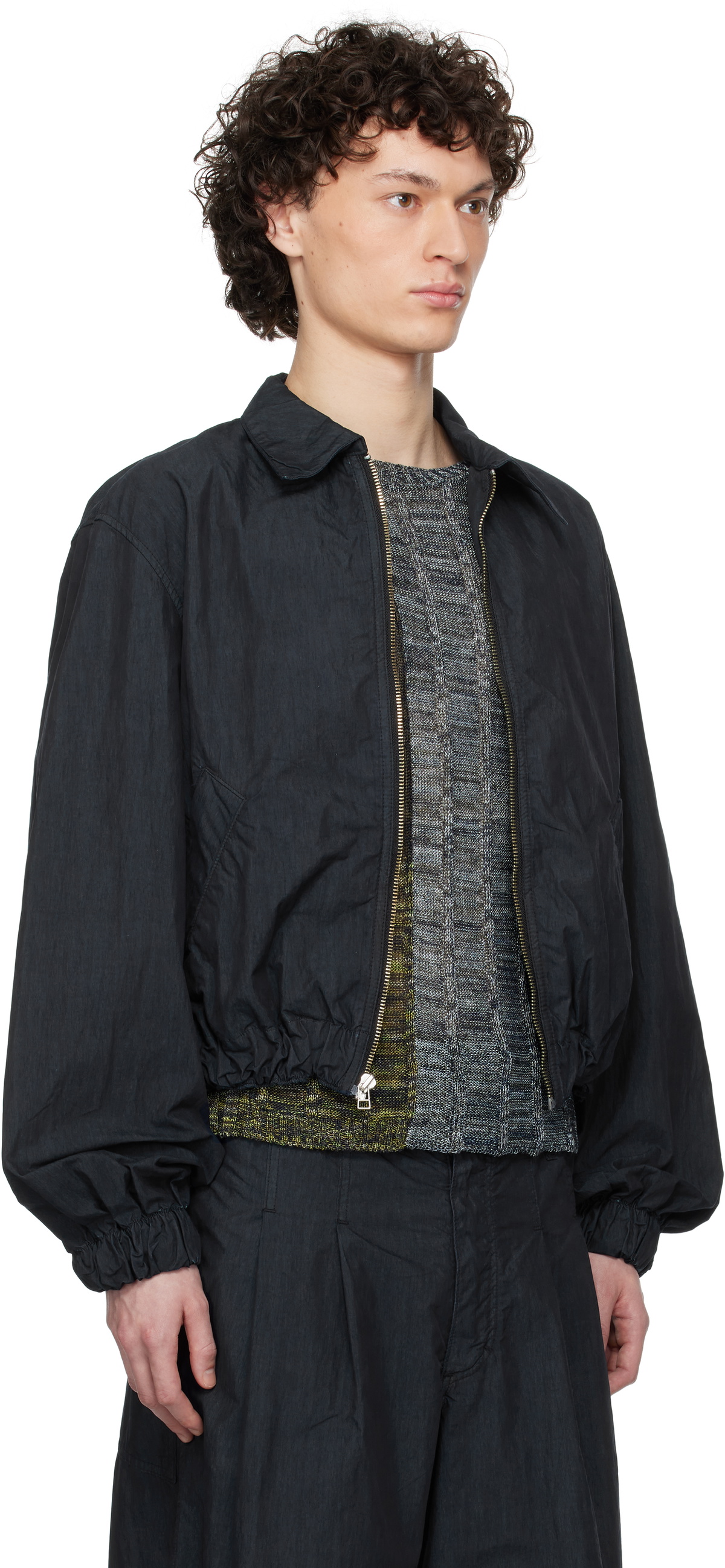 Eckhaus Latta Navy Flight Jacket