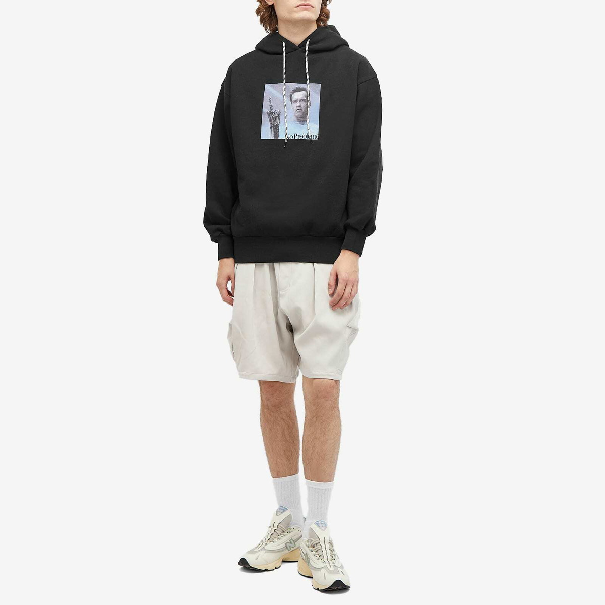 No Problemo Men's I'll Be Back Hoodie in Black