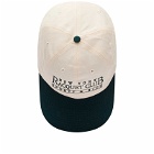 Sporty & Rich NY Racquet Club Cap in Cream/Forest