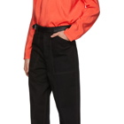 Lemaire Black Summer Chino Trousers