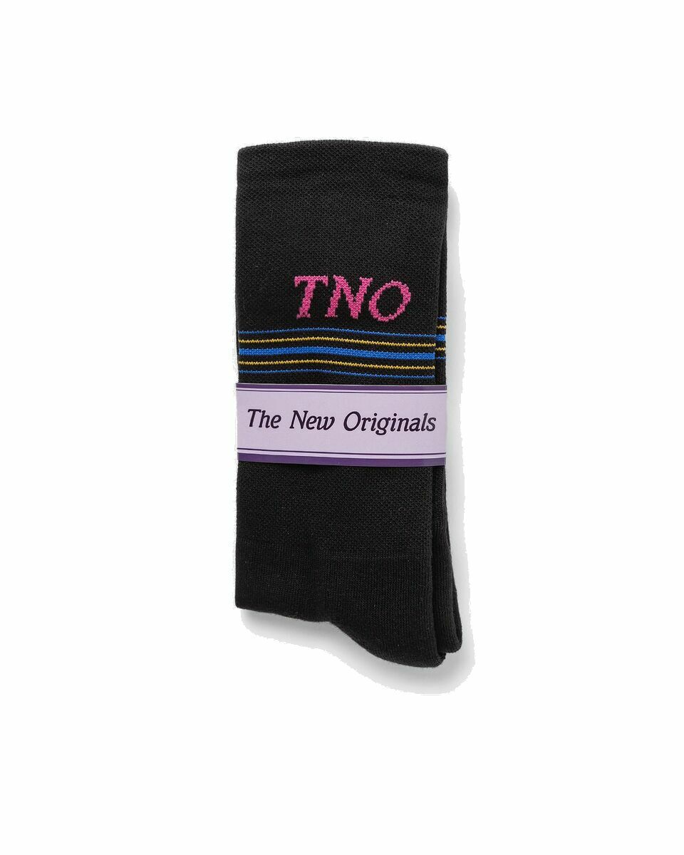 Photo: The New Originals Underline Socks Black - Mens - Socks