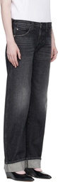 KHAITE Black Karo Jeans