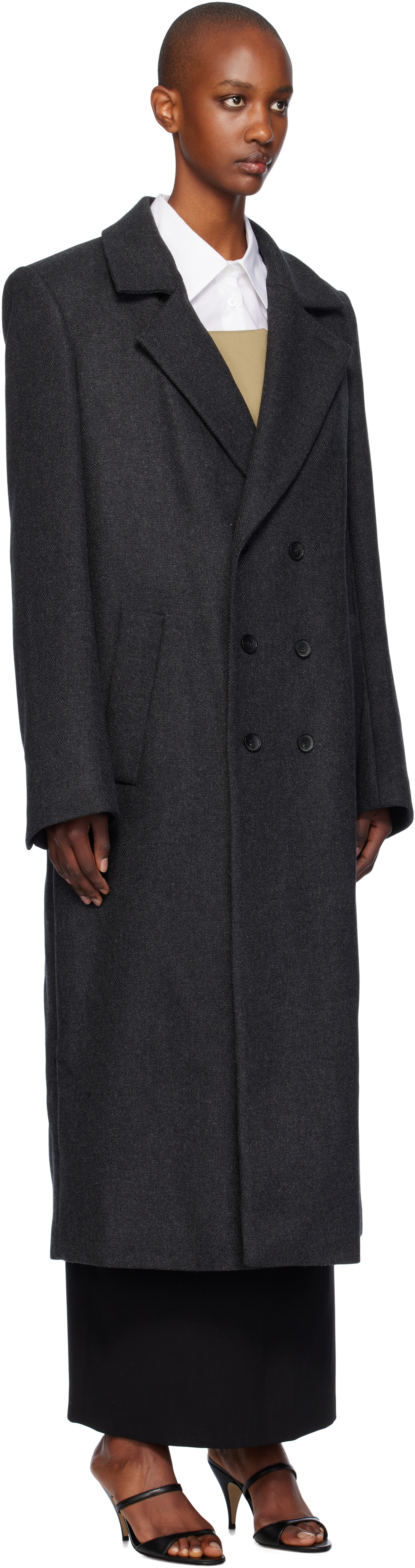 La Collection Gray Achilles Coat