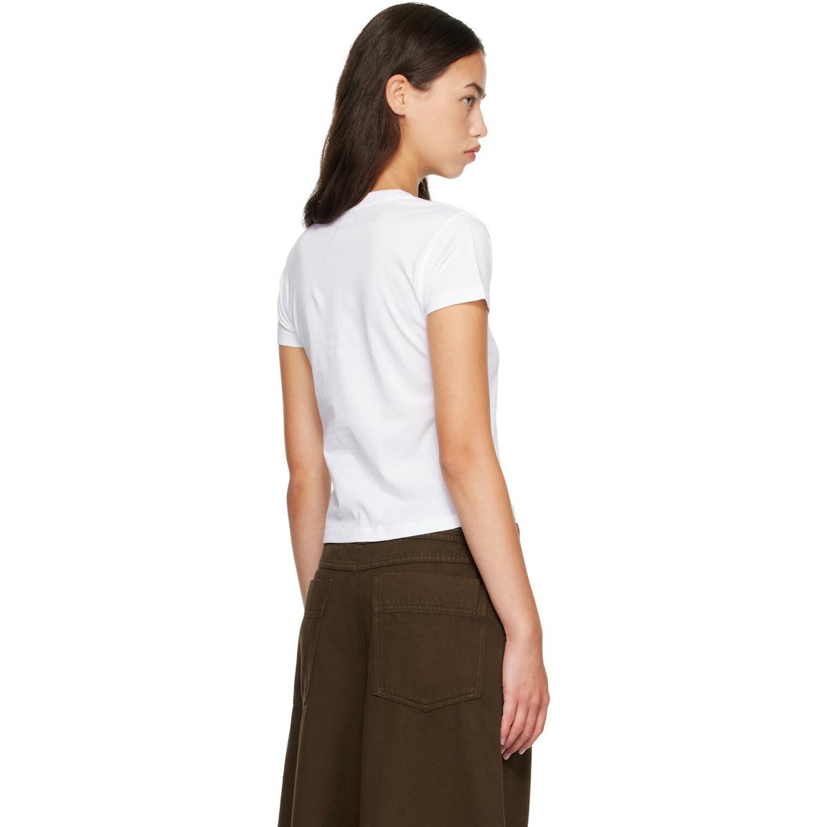 A.P.C. White Vintage-Effect Camping Logo T-shirt