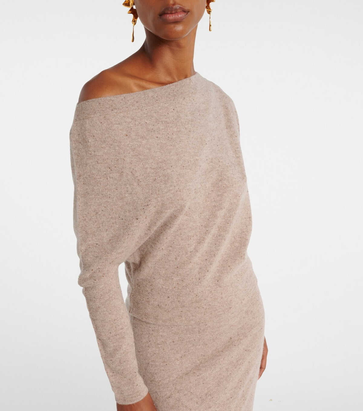 Altuzarra Kasos draped cashmere maxi dress