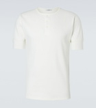 Lemaire Cotton and linen jersey Henley shirt