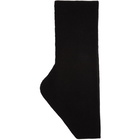 Sulvam Black Wool Sleeve Scarf