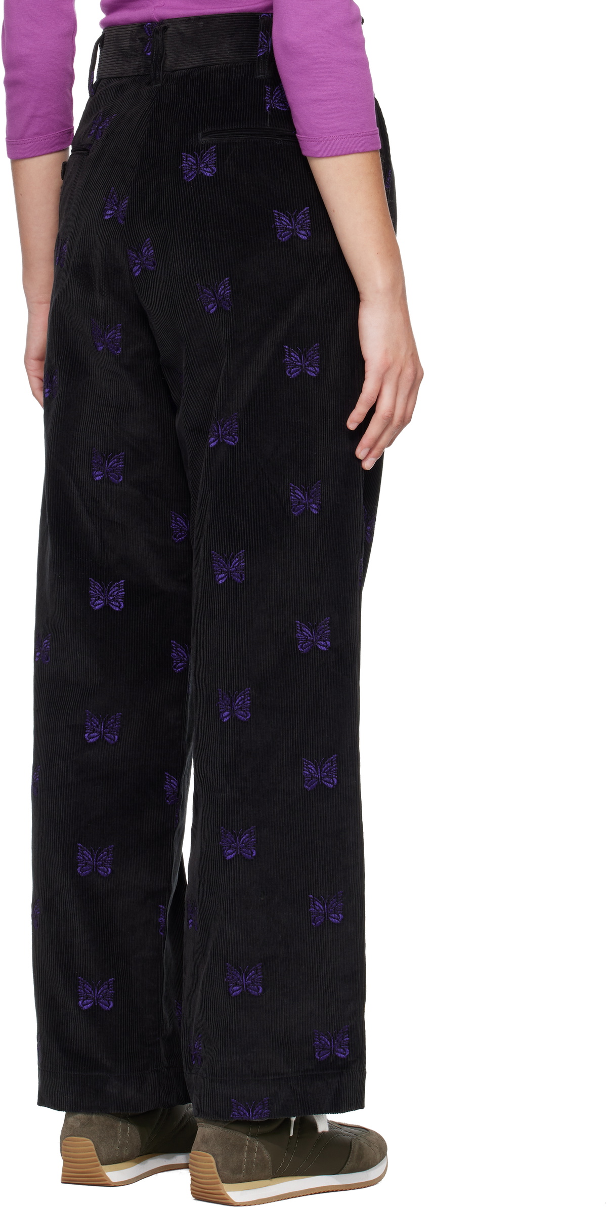 NEEDLES Black Straight Trousers
