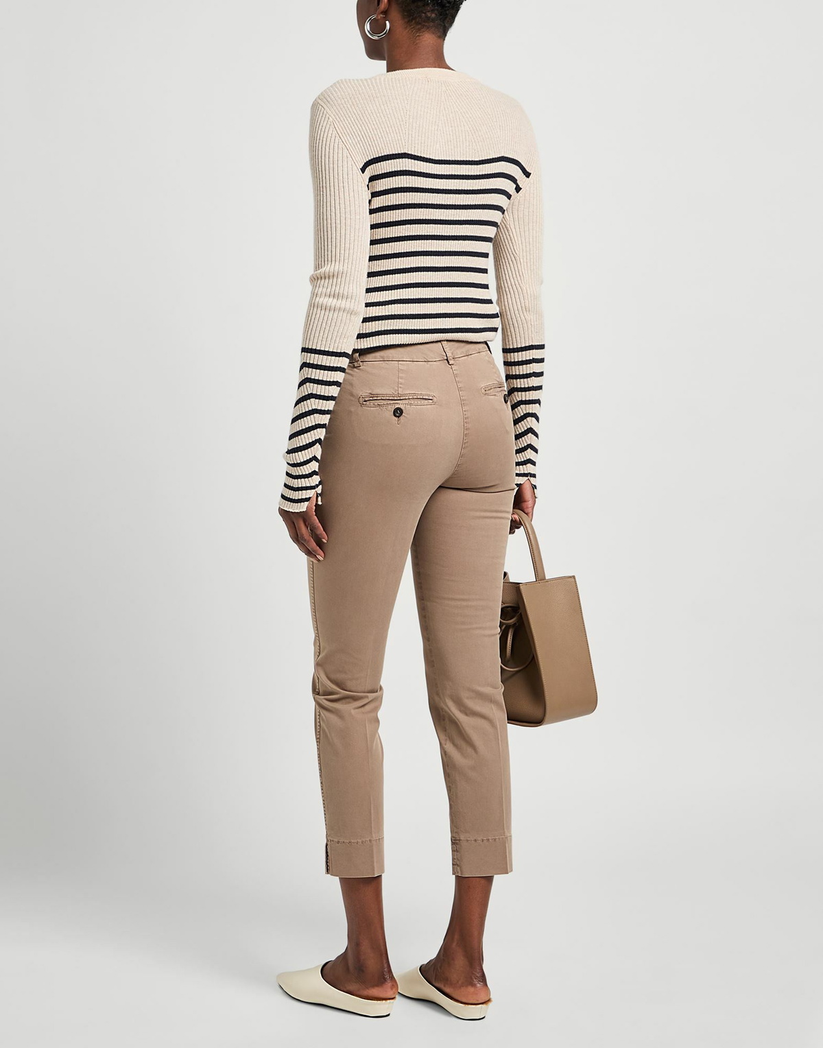 Peserico Icon 4718 Womens Pants Khaki
