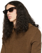 Garrett Leight Black Mayan Sunglasses