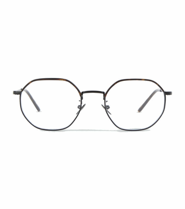 Photo: Giorgio Armani - Metal frame glasses