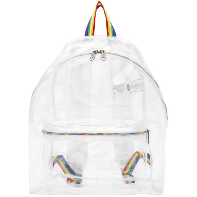 Photo: Eastpak Transparent Limited Edition ILGA World Pride Edition Pakr Backpack