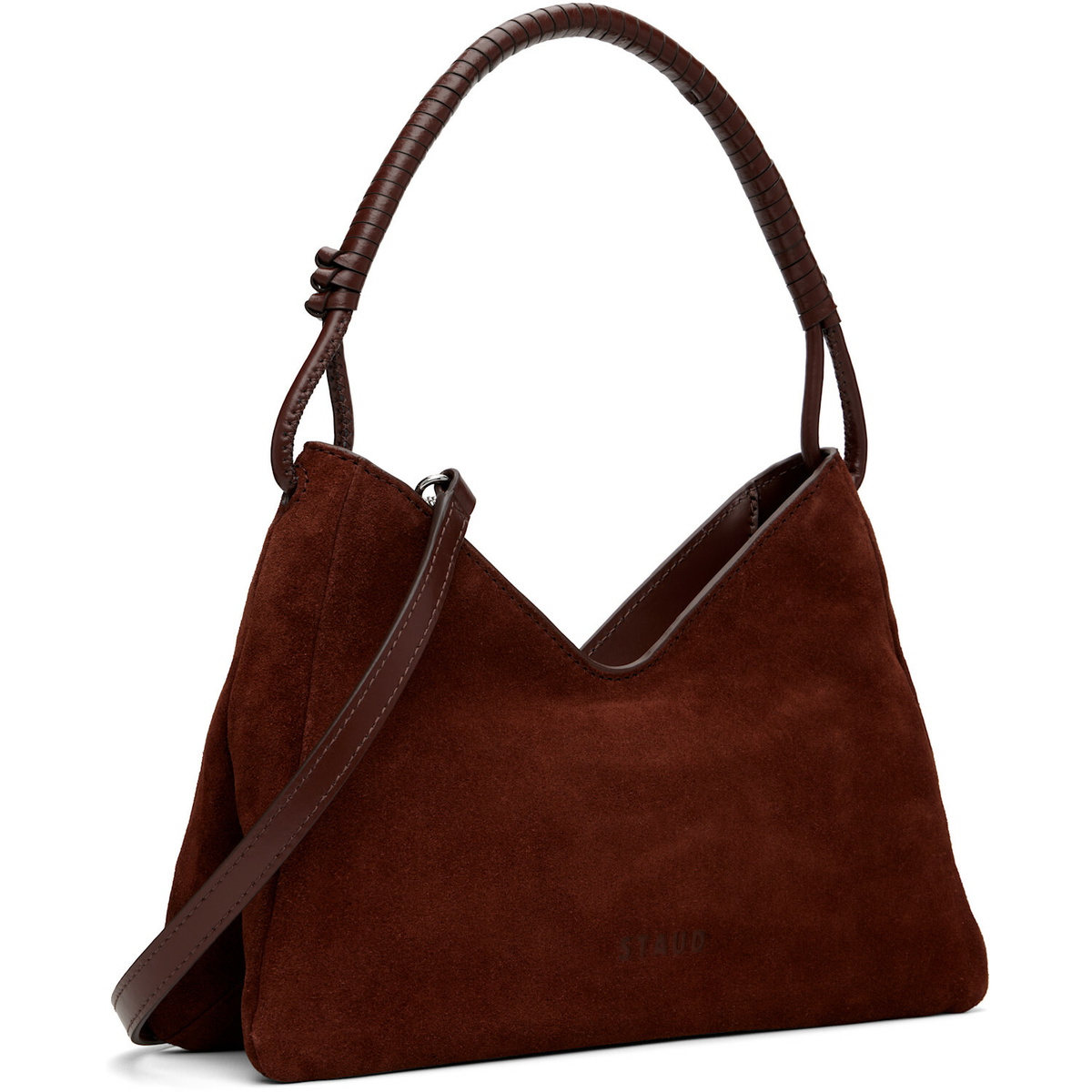 Staud Brown Valerie Shoulder Bag