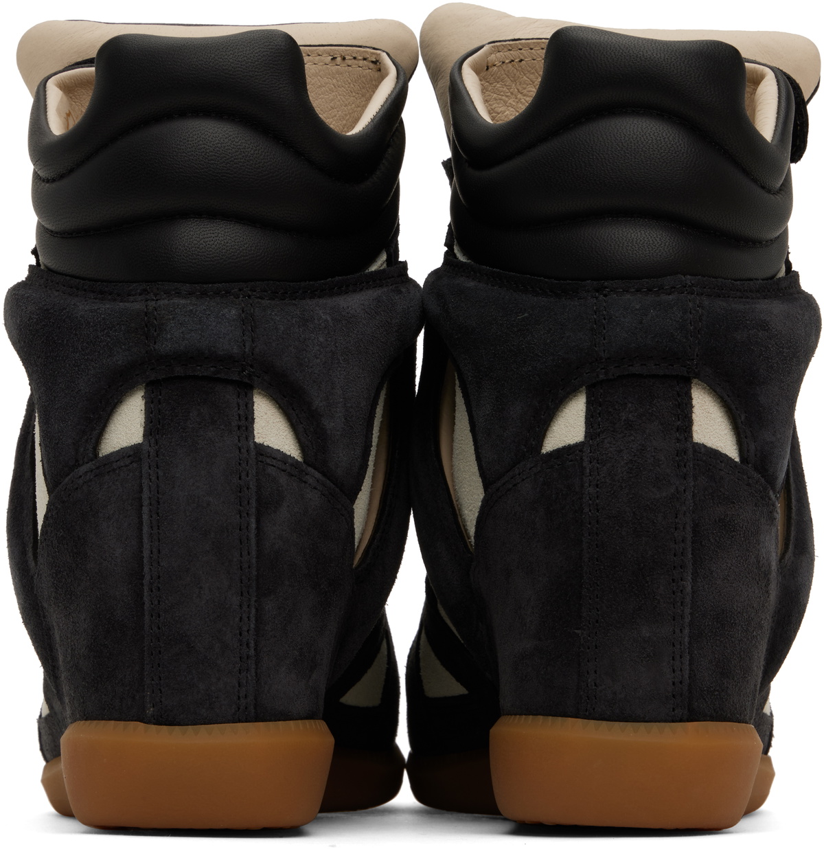Isabel Marant Black & Off-White Bekett Sneakers Isabel Marant