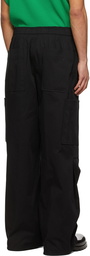 Wooyoungmi Black Cotton Cargo Pants