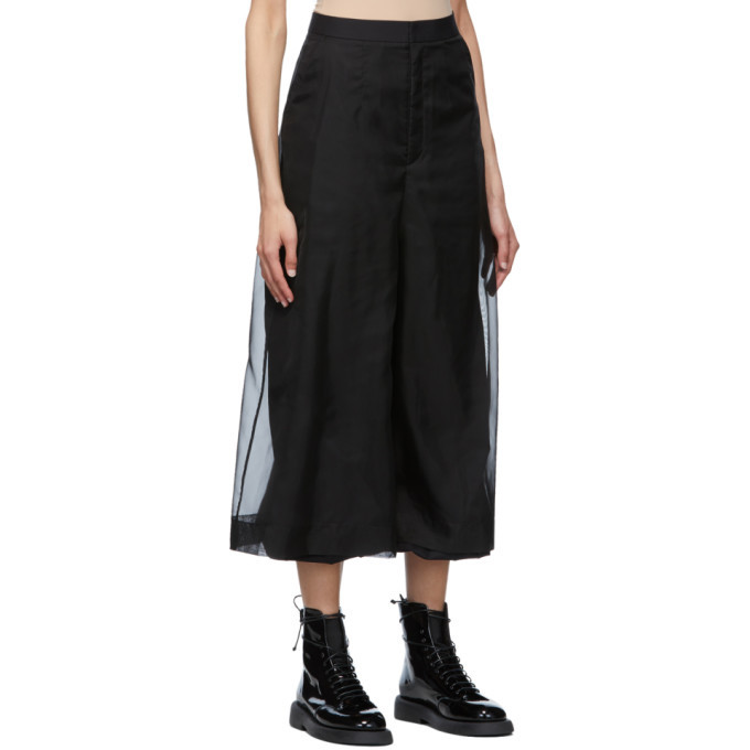 Enfold Black Layered Trousers