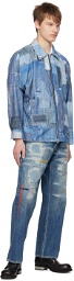 FDMTL Blue Classic Jeans