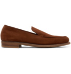 Edward Green - Islington Suede Loafers - Brown