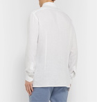 Kiton - Slim-Fit Linen Shirt - White