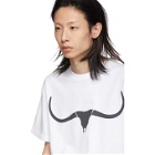 Wheir Bobson White Horn Print T-Shirt