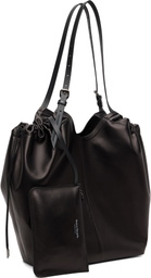 Maison Margiela Black Drawstring Tote