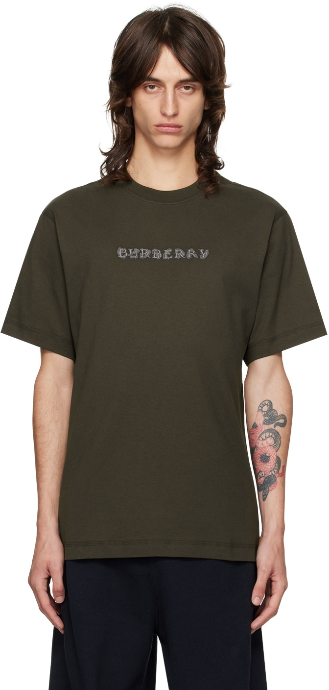 BURBERRY ブラウン Tシャツ ロゴ入り 【公式通販】