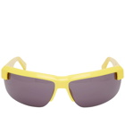 Off-White Toledo Sunglasses in Yellow/Dark Grey